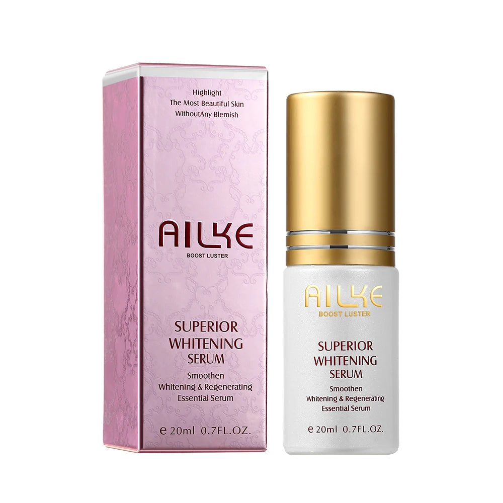 AILKE Whitening Face Cream, Reduce Dark Spots, Sun Spots, Inhibit Melanin, With Collagen, Glutathione, For All Skin Types