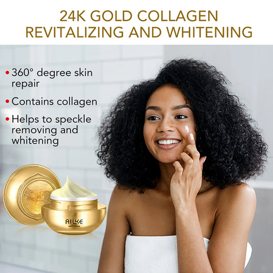 AILKE Whitening Dark Spot Remove Facial Skin Care Cream With Collagen Anti- Freckles Wrinkle Repair Women Premium Face Product